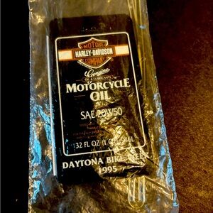 Vintage 1995 Harley Davidson Ralley Luggage Tag